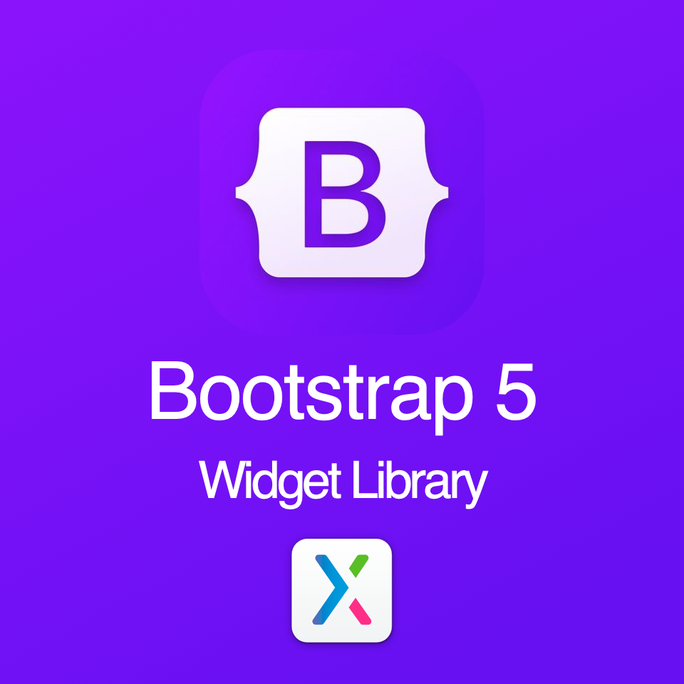 AxureBoutique Bootstrap widget library cover