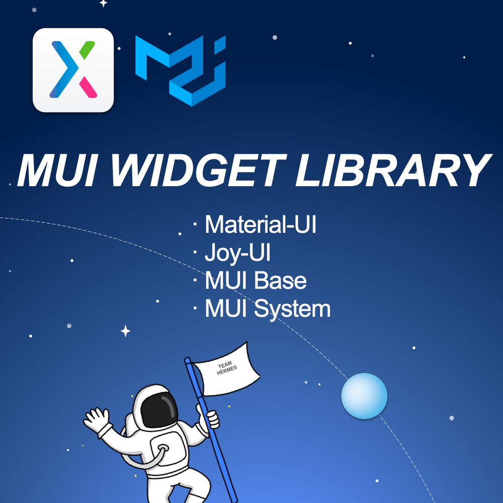 AxureBoutique MUI widget library cover